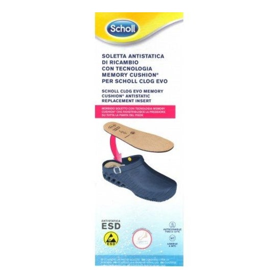 Scholl Clog Evo Semelle A-Static Taille 37/38 1 Paire
