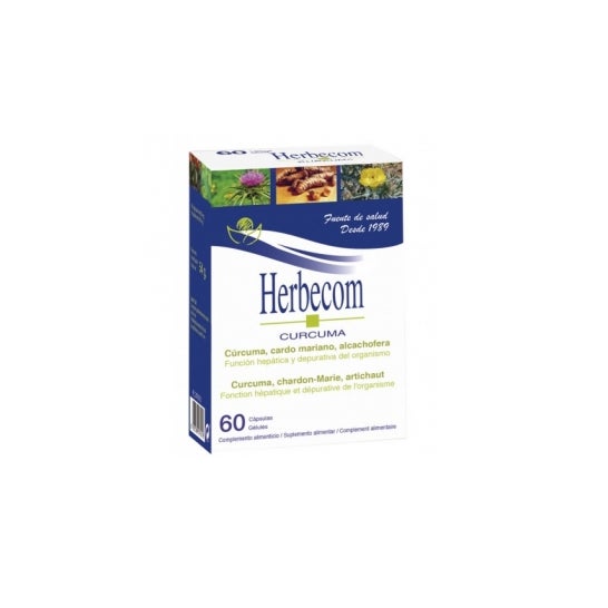 Herbecom Curcuma 60 gélules