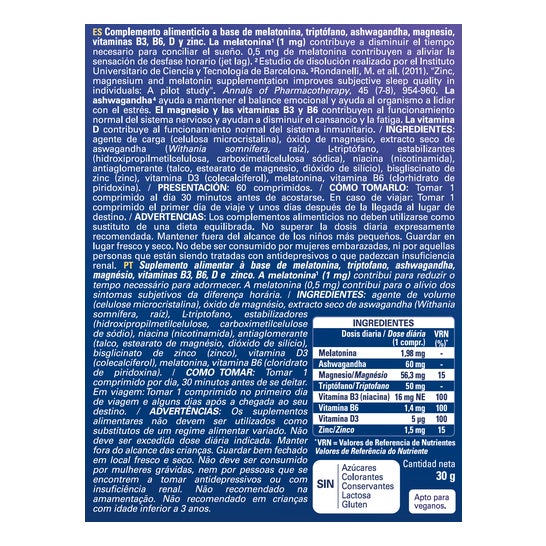 Epaplus Sleepcare Pure Melatonin Retard 60 comprimés