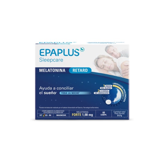 Epaplus Sleepcare Pure Melatonin Retard 60 comprimés