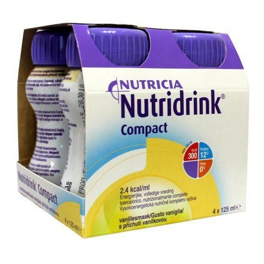 Nutricia Nutridrink Compact Vanille 4X125ml