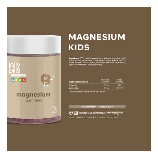 Jelly Pills® Essentials Kids Magnesium 70 Gummies