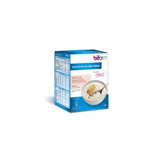 Crème pâtissière au yaourt biforme céréales et fruits 6 sobresx50g