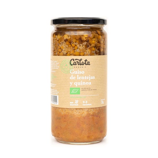 Carlota Organic Ragoût de Lentilles au Quinoa 720g