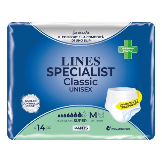 Lines Specialist Couche-Culotte Super Taille M 14uts
