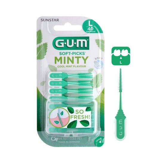 GUMs Interdentaires Soft Picks Comfort Flex Menthe Grande 671 40 Unités