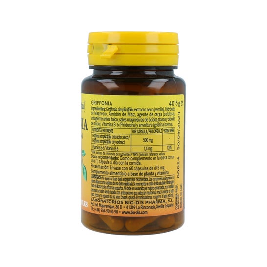 Nature Essential Griffonia100Mg Magnesio & B-6 60caps