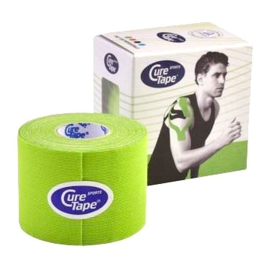 Cure Tape Bandage Neuromusculaire Vert 5cmx5m