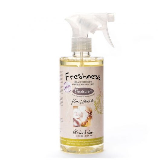 Boles d'Olor Freshness Air Freshener Spray Odor Eliminator White Flower 500ml