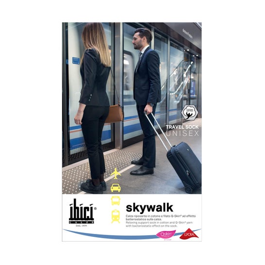 Ibici Skywalk 140 Meia Homem Preto Tamanho XS 1 Par