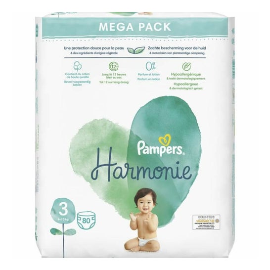 Pampers Harmonie Taille 3 80 Couches