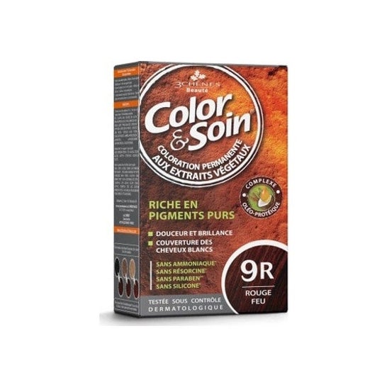 3 Chênes Color & Soin Rouge Feu 9R
