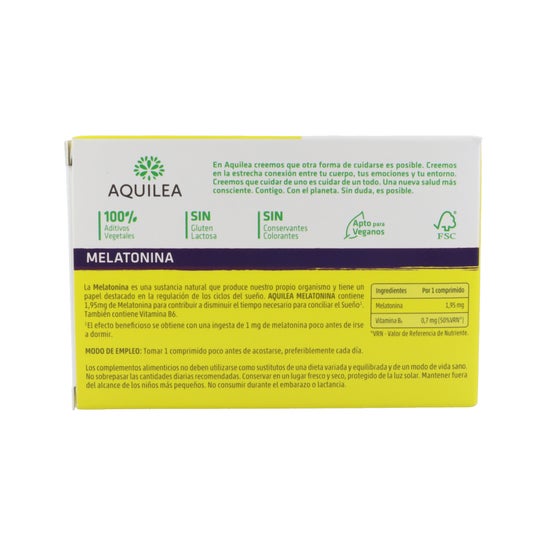 Aquilea Melatonina 1,95mg 60 Comprimés