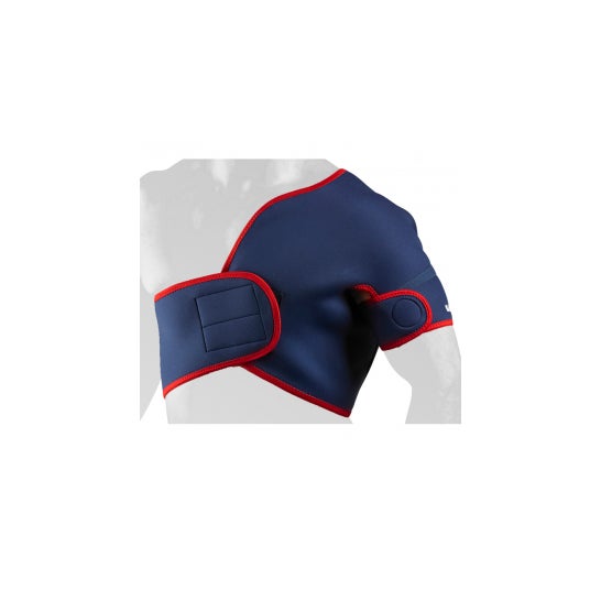 Support d'épaule gauche Vulkan classique 3mm bleu Taille M