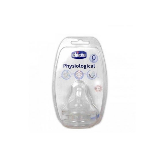 Chicco Physiological Set Tétine Silicone Moyenne +0M 2uts