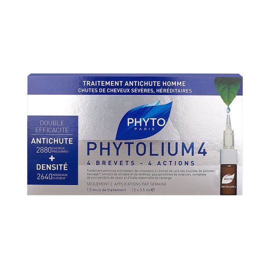 Phytolium 4 anti-chute de cheveux pour hommes 12amp