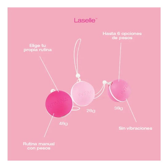 Intimina Laselle Perles d’Exercices Kegel 48g Intimina Laselle Perles d’Exercices Kegel 48g