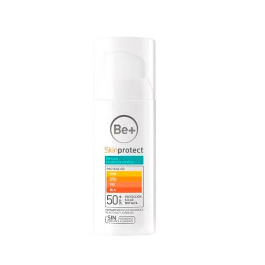 Be+ Skinprotect peau contre l'acné SPF50 50 ml