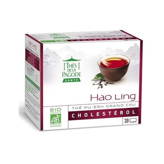 Thés de la Pagode Hao Ling Té Pu-Erh Cholestérol 30 Sachets