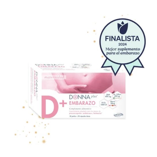 Donna Plus+ Embarazo 30 Perlas + 30 Cápsulas Duras Donna Plus+ Embarazo 30 Perlas + 30 Cápsulas Duras