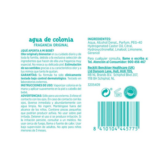 Nenuco Agua de Colonia Spray 240ml