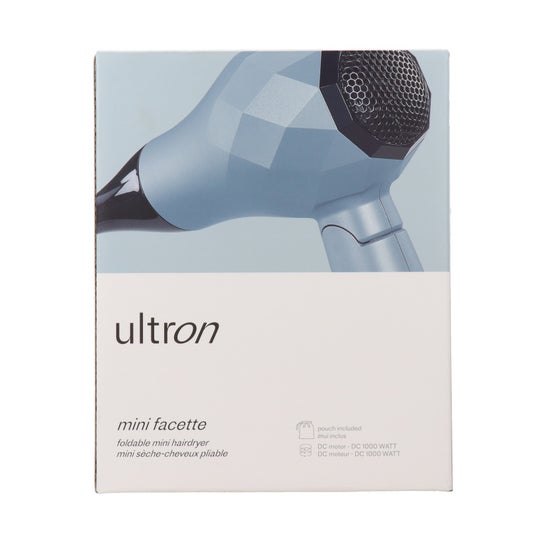 Sinelco Ultron Mini Sèche-Cheveux Pliant Ice Blue 1 Unité