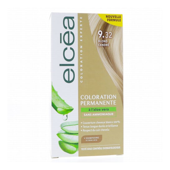 Elcea Coloration Permanente Aloé Vera 9.32 Blond Cendré 140 ml