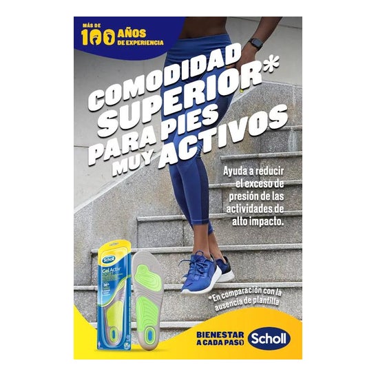 Scholl Gel Activ Sport Femme Activ Sport 1 paire Scholl Gel Activ Sport Femme Activ Sport 1 paire