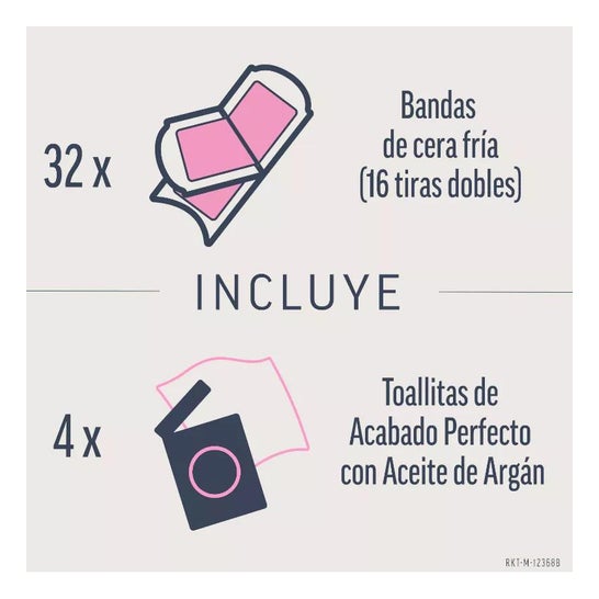 Veet Expert Bandas de Cera Depilatoria Piernas y Cuerpo Piel Normal 16uds Veet Expert Bandas de Cera Depilatoria Piernas y Cuerpo Piel Normal 16uds