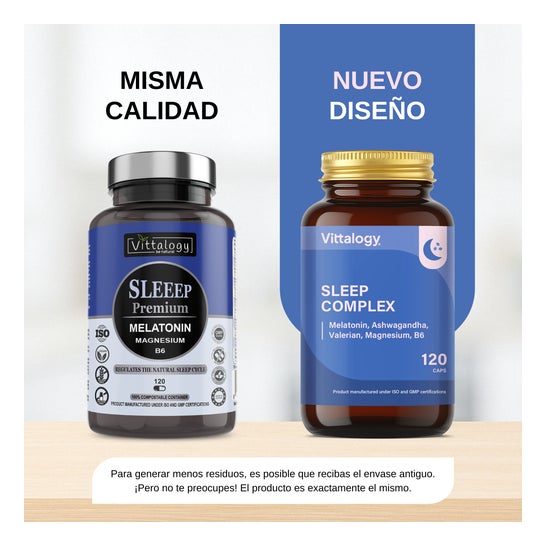 Vittalogy Sleep Premium 120 gélules