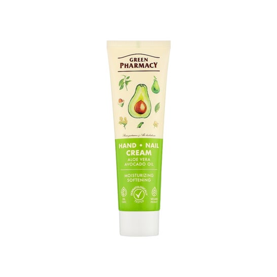 Green Pharmacy Crème Mains et Ongles Aloe Vera Avocat 100 ml
