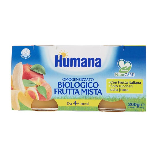 Humana Omogeneizzato Frutta Biologico 4X100G