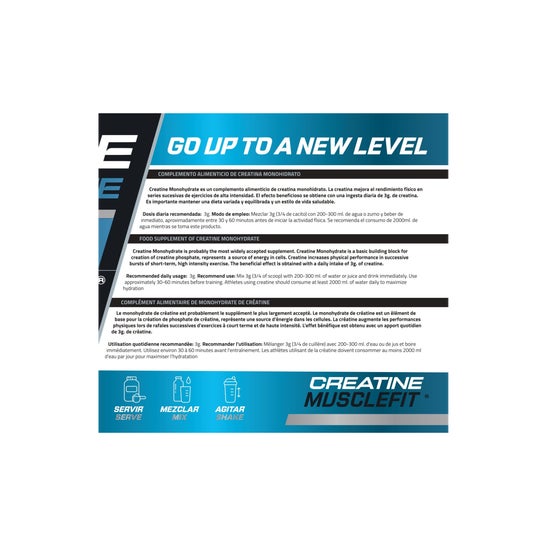 MuscleFit Pack Creatina Monohidrato Micronizada 2x300g