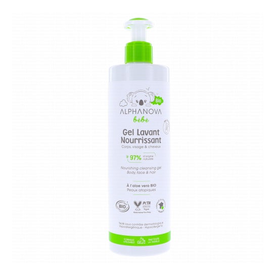 Alphanova Bébé Gel Lavant Nourrissant 400ml