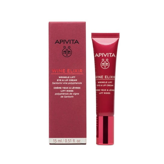 Apivita Wine Elixir Anti-Rides Crème Yeux & Lèvres 15ml