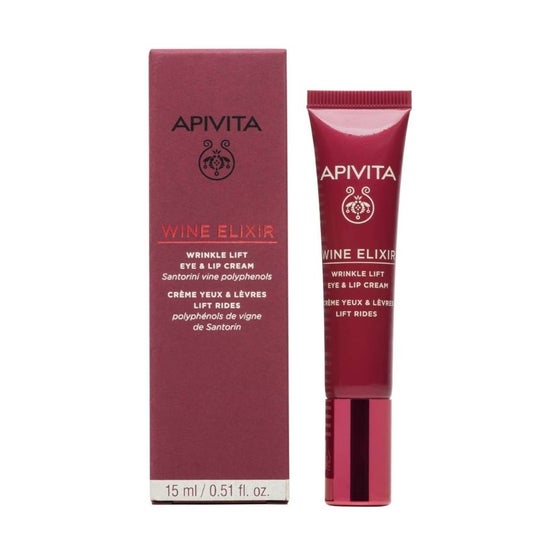 Apivita Wine Elixir Anti-Rides Crème Yeux & Lèvres 15ml