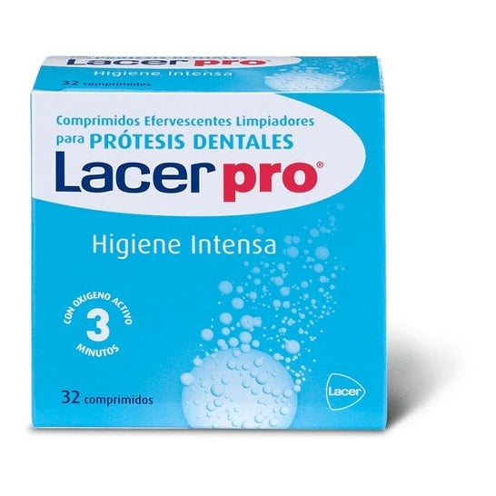 Lacer Protabs comprimés de nettoyage pour prothèses dentaires 32uds