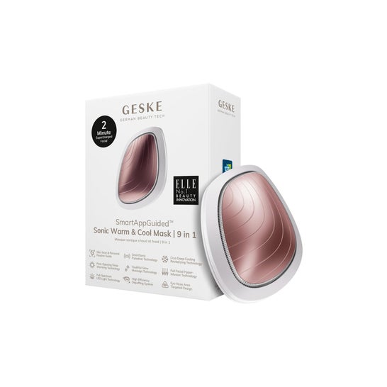 Geske Sonic Warm & Cool Mask 9 In 1 White Rose Gold 1ut