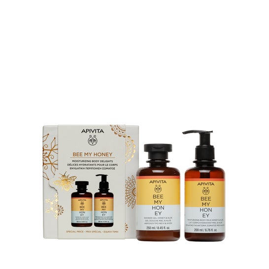 Apivita Pack Bee My Honey gel de ducha 250ml + Leche corporal 200ml Apivita Pack Bee My Honey gel de ducha 250ml + Leche corporal 200ml