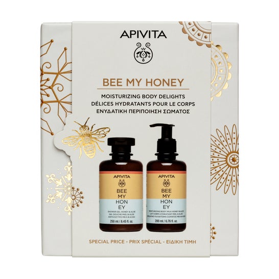 Apivita Pack Bee My Honey gel de ducha 250ml + Leche corporal 200ml