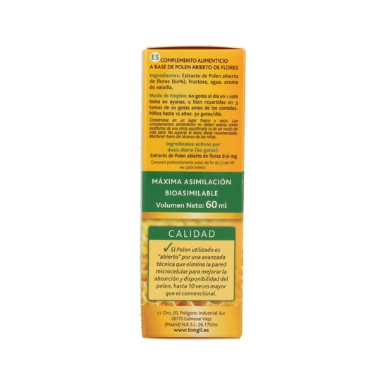 Polen Apicol Tongil 60 Ml. *
