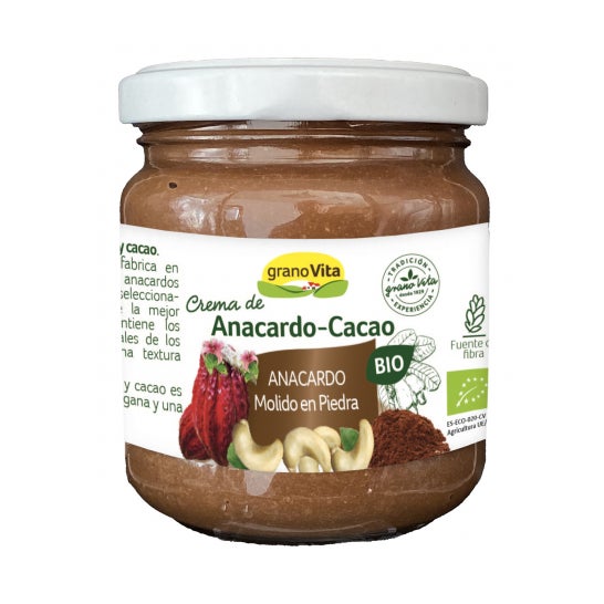 Granovita Crème de Cajou avec du Cacao Bio 175g