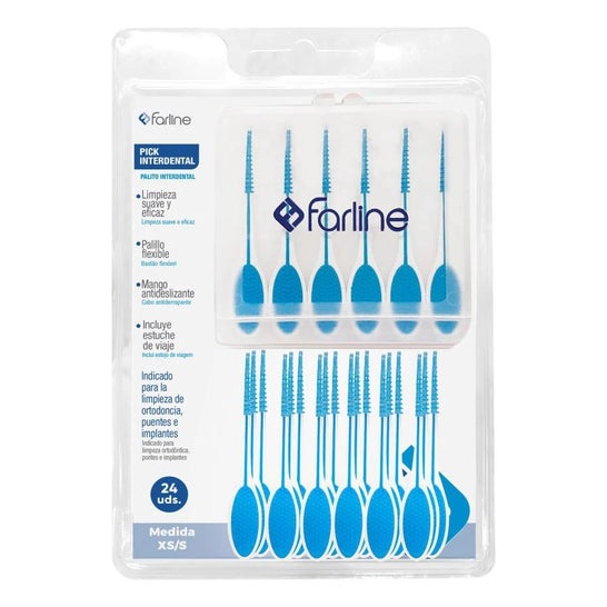 Farline Picks Interdentaire Taille XS/S 24 unités