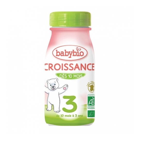 Babybio Croissance Leche Infantil 3 Eco 250ml