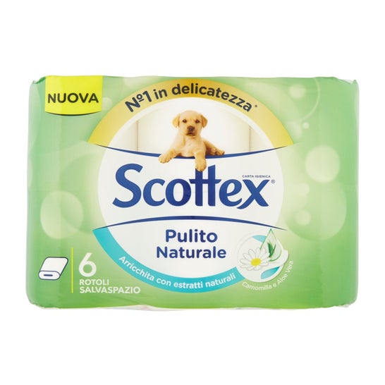 Scottex Handkerchiefs Natural Clean 4uts