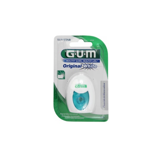 gum Fil Dentaire Original White Ciré Fluoré