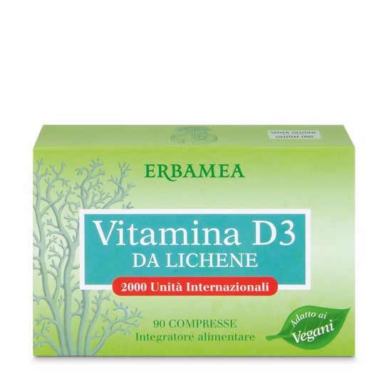 Erbamea Vitamine D3 Lichen 90comp