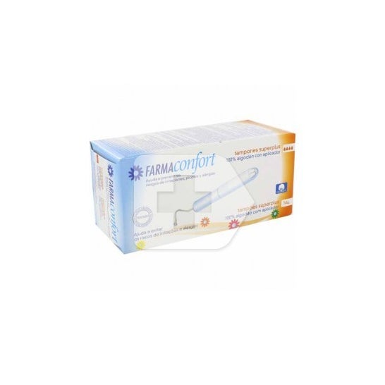 Pharmaconfort Tampon 100% cotton Super Plus 14 Unités