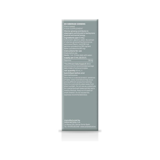 Extracto Eleuterococo Xxi 50ml Soria Nat *