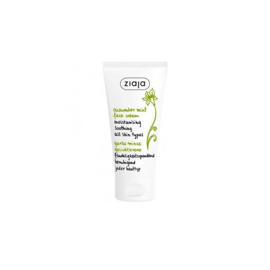 Crème hydratante pour le visage Ziaja concombre et menthe 50ml